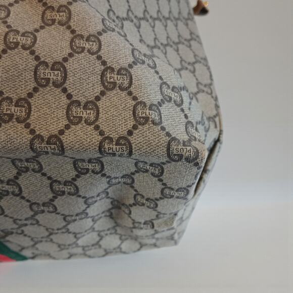 Gucci Plus Vintage GG Sherry Line Weekender Travel Tote - Picture 12 of 14